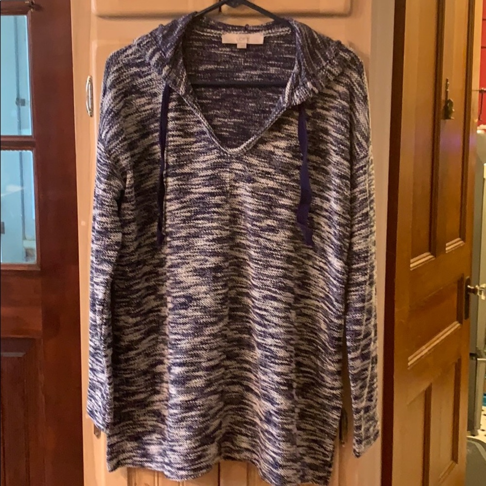 LOFT Hooded Pullover Tunic